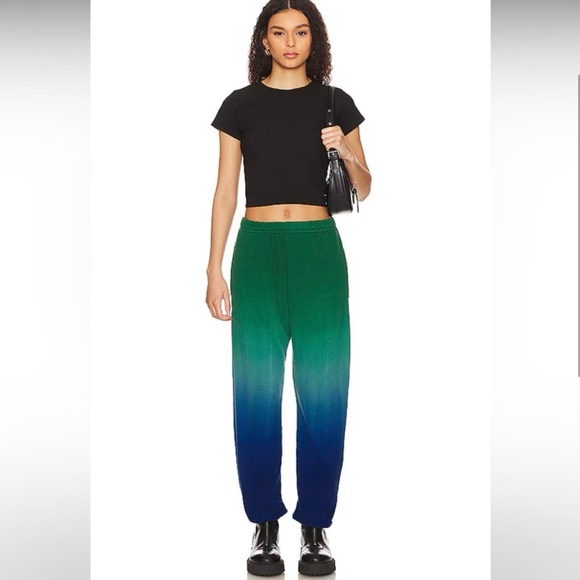 Michael Lauren Pants - Michael Lauren Viper Ombré Sweatpant in Algae Medium NWT